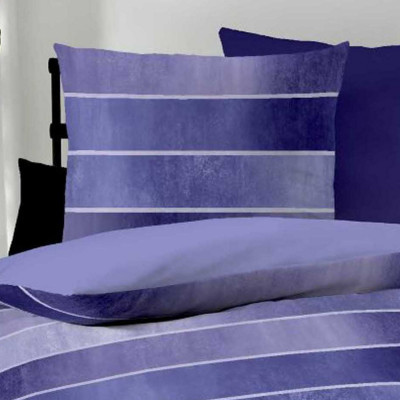 Povlečení Timeless violett 140x200, 70x90 - makosatén