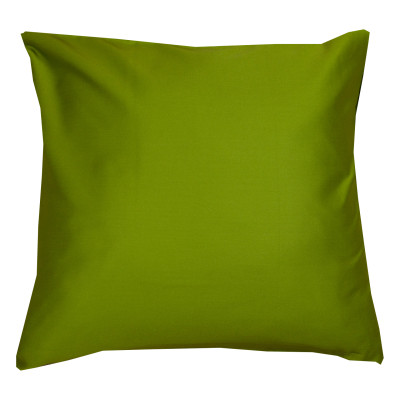 Povlak na polštářek olivový V40 - 40x40 cm, 100% bavlněný satén