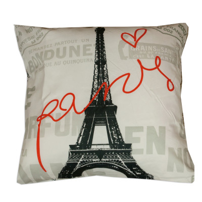 Povlak na polštářek Paříž -  40x40 cm