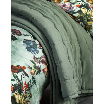 Luxusní povlečení Mineral green 140x200, 70x90 - 100% bavlněný satén