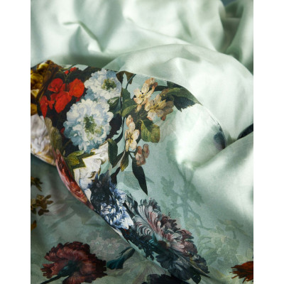 Luxusní povlečení Mineral green 140x200, 70x90 - 100% bavlněný satén