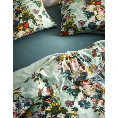 Luxusní povlečení Mineral green 140x200, 70x90 - 100% bavlněný satén