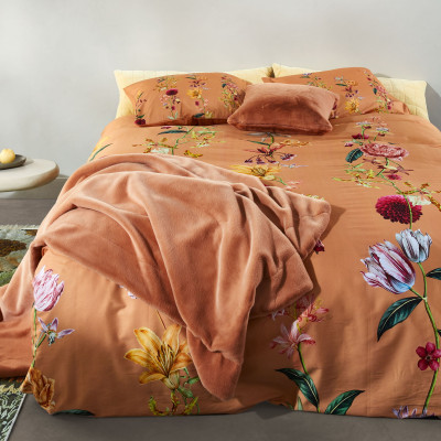 Luxusní povlečení Feda Bright terra 140x200, 70x90 - 100% bavlněný satén