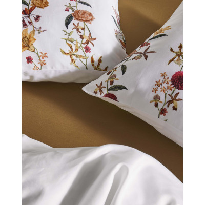 Luxusní povlečení Feda Pure white 140x200, 70x90 - 100% bavlněný satén