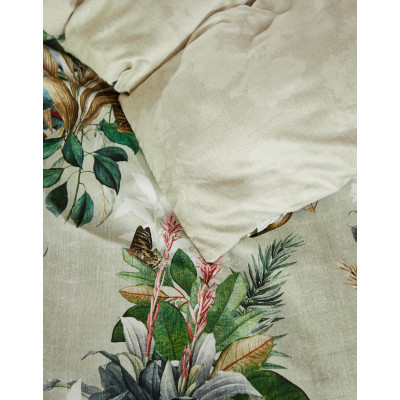 Luxusní povlečení Zina pistache 140x200, 70x90 - 100% bavlněný satén