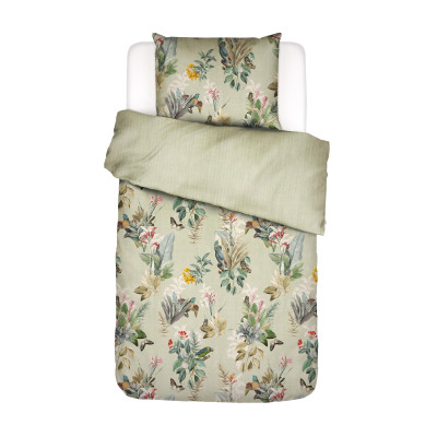 Luxusní povlečení Zina pistache 140x200, 70x90 - 100% bavlněný satén