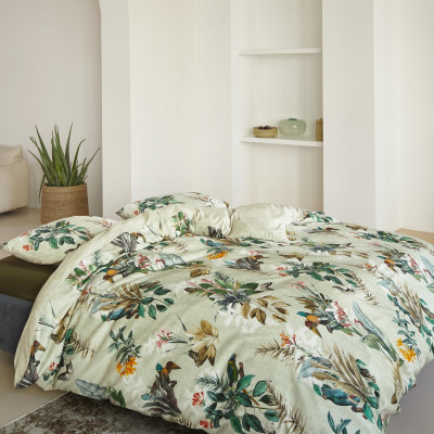 Luxusné obliečky Zina pistache 140x200 70x90 - 100% bavlnený satén