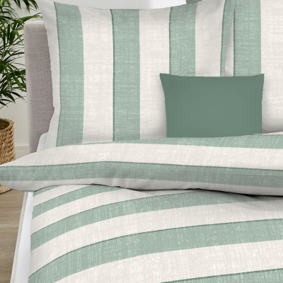 Makosaténové povlečení College jade 140x200, 70x90