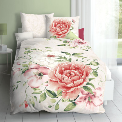 Obliečky Mako satén Blushing rose champagner, 140x200, 70x90