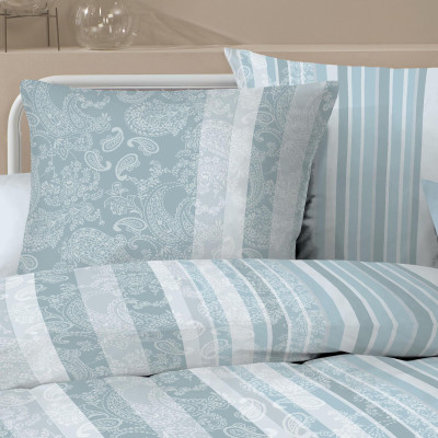 Povlečení Firenze světle modré, 140x200, 70x90 - interlock jersey