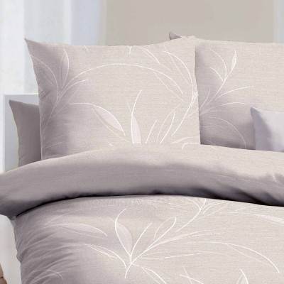 Povlečení Mako satén Organic natur, 140x200, 70x90