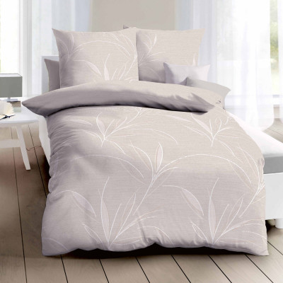 Obliečky Mako satén Organic natur, 140x200, 70x90