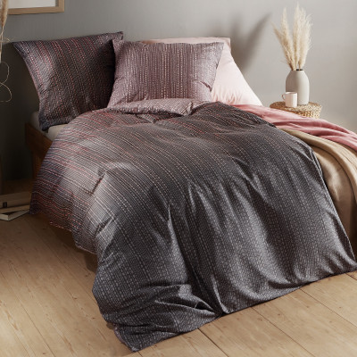 Obliečky Makosatén Vertigo burgund, 200x200, 2 ks 70x90