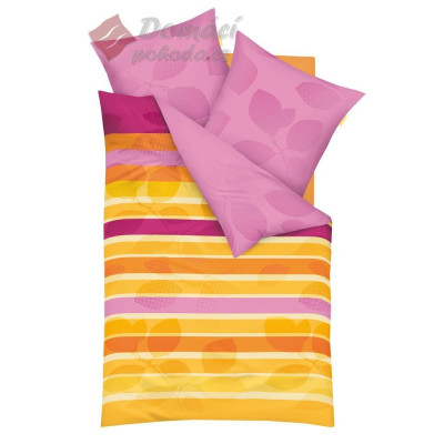 Obliečky Mako satén Offset lila,  140x200, 70x90