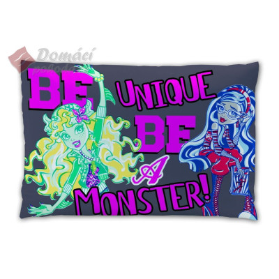 Fleece polštářek Monster Hight Be Unique - 28x42 cm s výplní