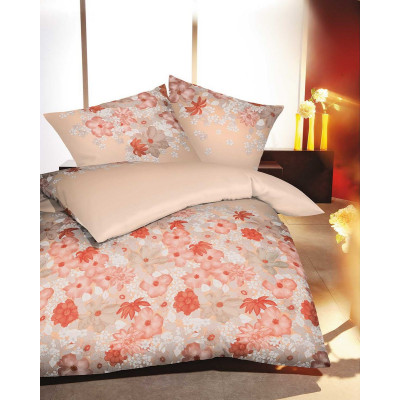 Makosaténové povlečení Alizée růžové - 140x200, 70x90