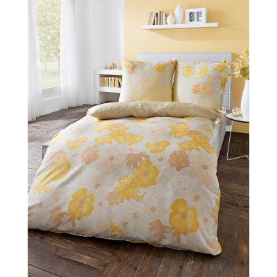 Makosaténové obliečky Alizée vanilkové - 140x200, 70x90