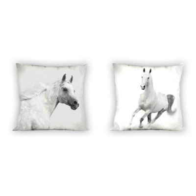 Povlak na vankúšik Best Friends - Kôň 40x40 cm fototlač